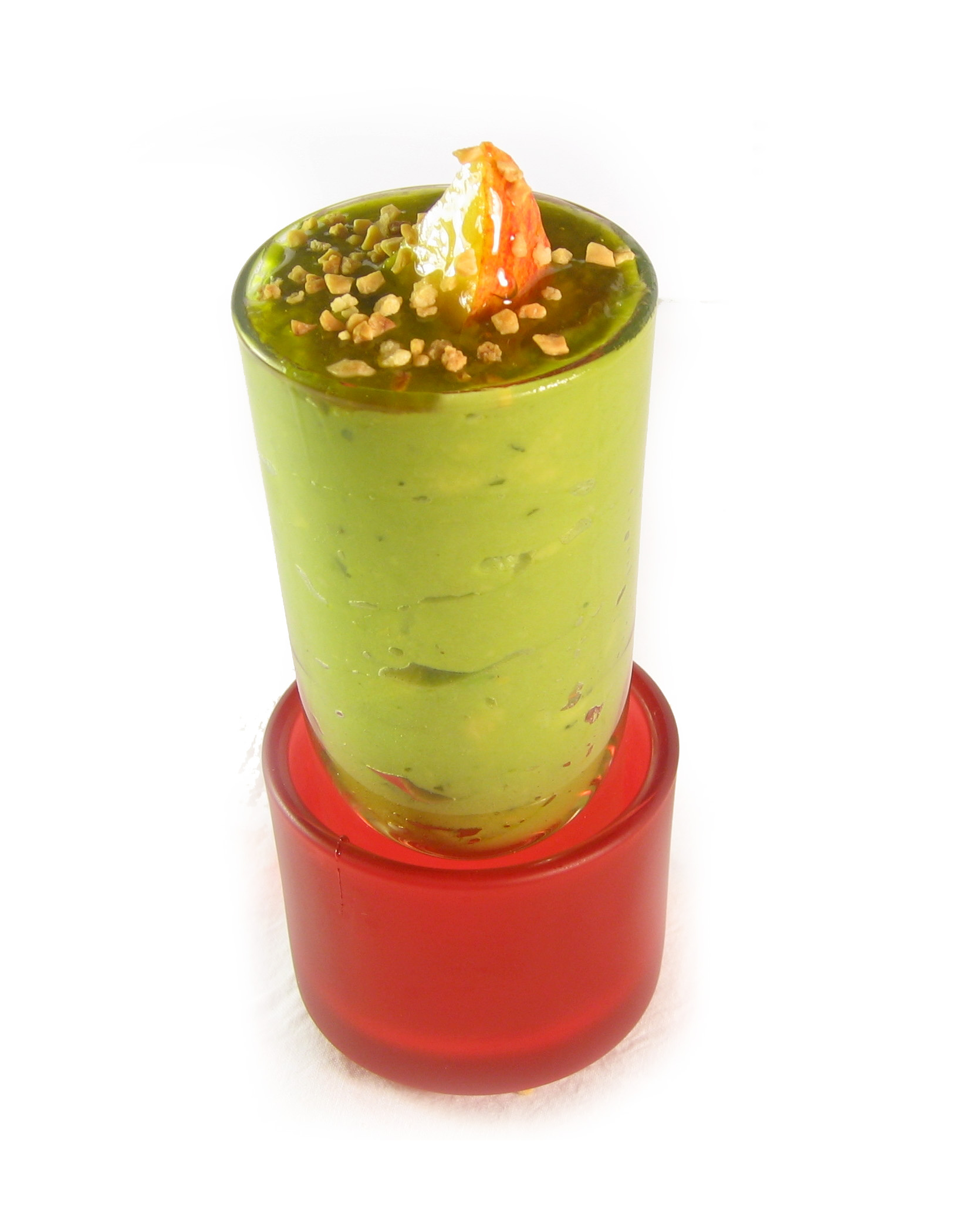 Kefir eta fruitu gorrien cheesecake arina