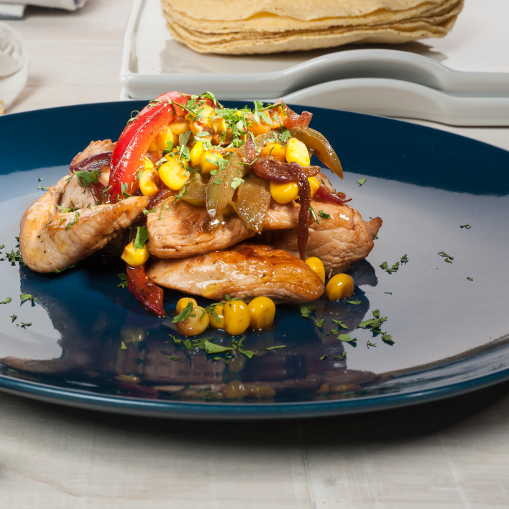 LÁMINAS DE PAVO A LA MEXICANA