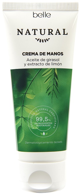 belle NATURAL Crema de manos limón