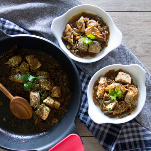 Bonito encebollado