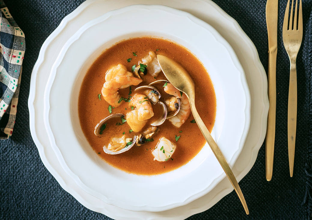 Ravioli de calabacín relleno con ajoarriero bacalao