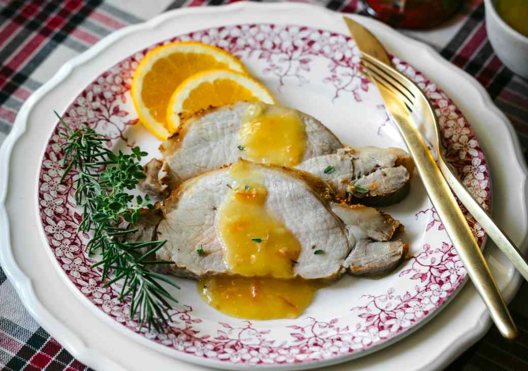 Pollo piri piri con salsa de mango